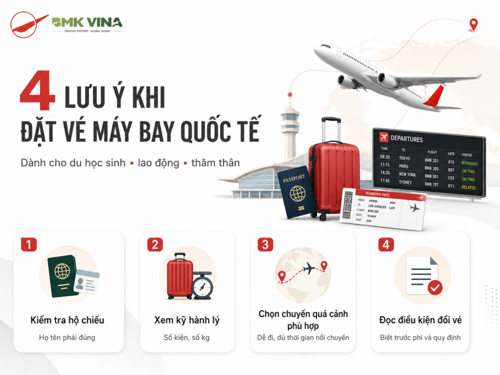 đặt vé máy bay quốc tế